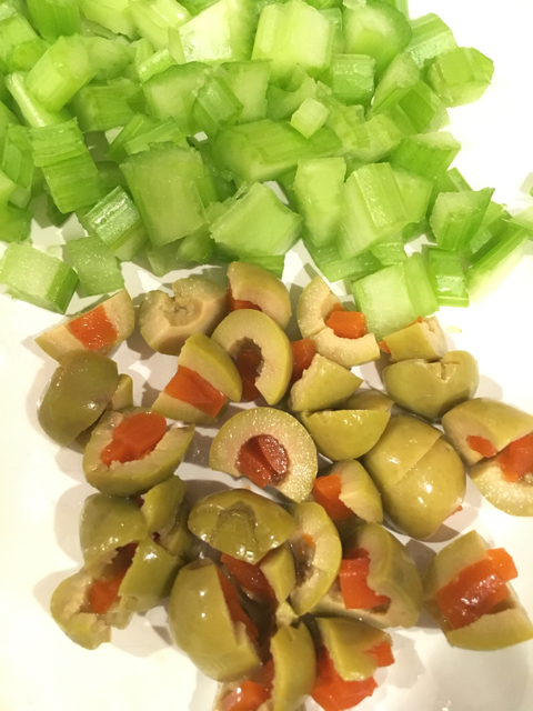 Egg Salad With Olives and Celery