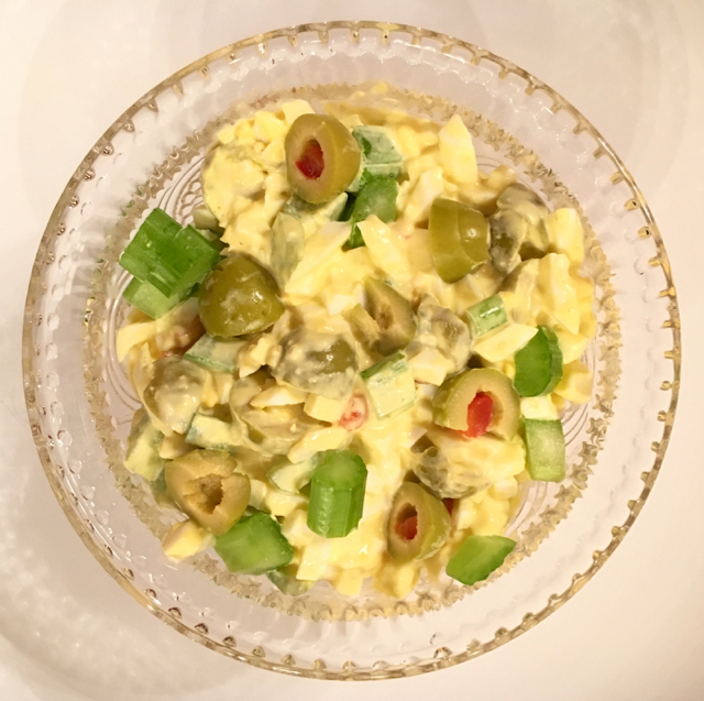 Egg Salad With Olives and Celery