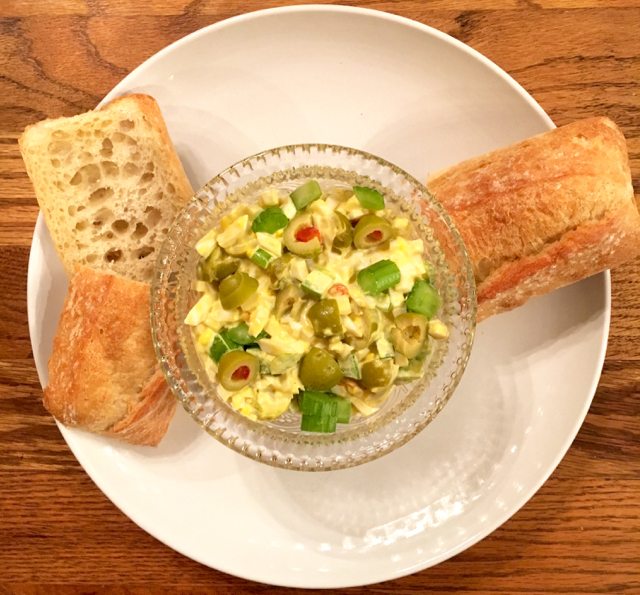 Egg Salad With Olives and Celery