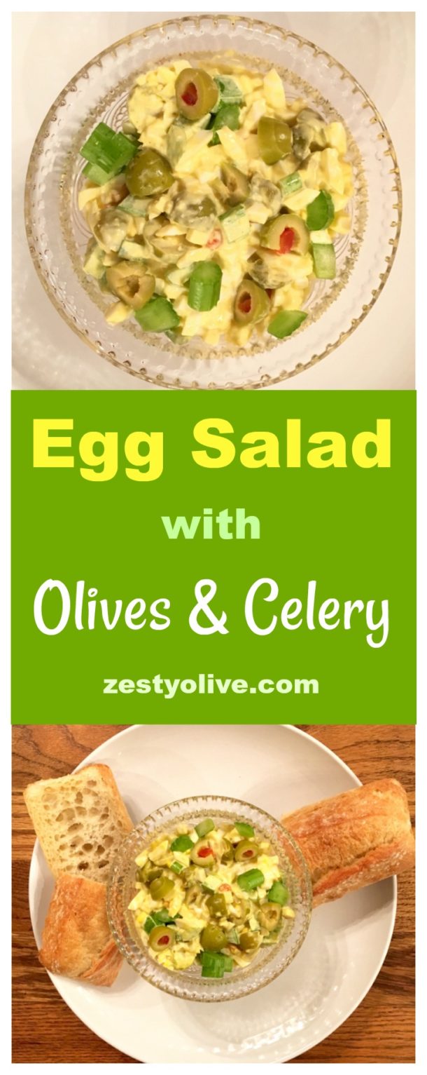 Egg Salad With Olives And Celery * Zesty Olive Simple, Tasty, and