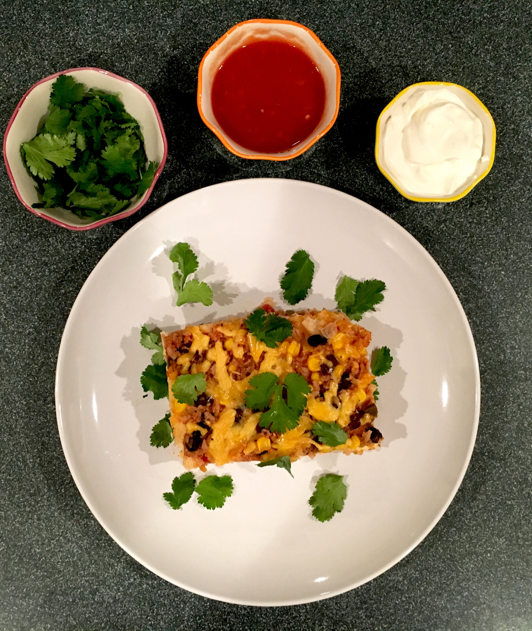 Black Beans And Rice Mexican Lasagna