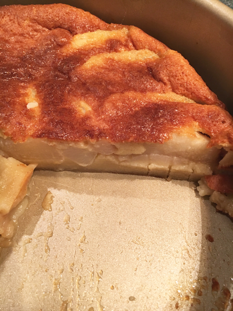 Spiced Pear Custard Pie