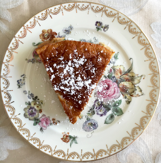 Spiced Pear Custard Pie