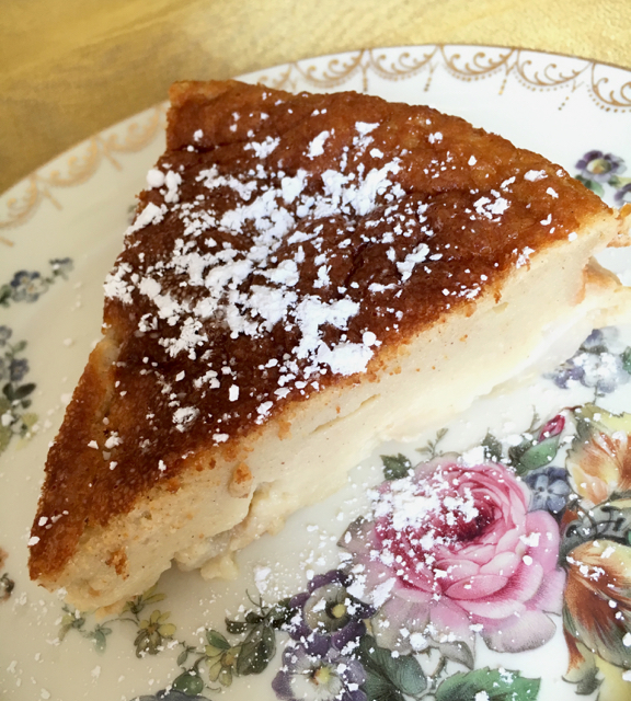 Spiced Pear Custard Pie