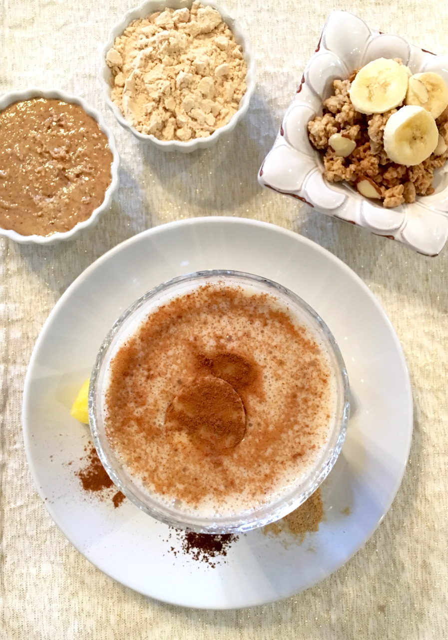 ABC (Almond Banana Cinnamon) Protein Smoothie