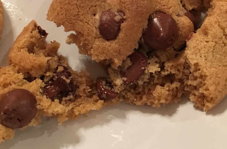One Bowl Gluten Free Chocolate Chip Cookies (Half Batch)