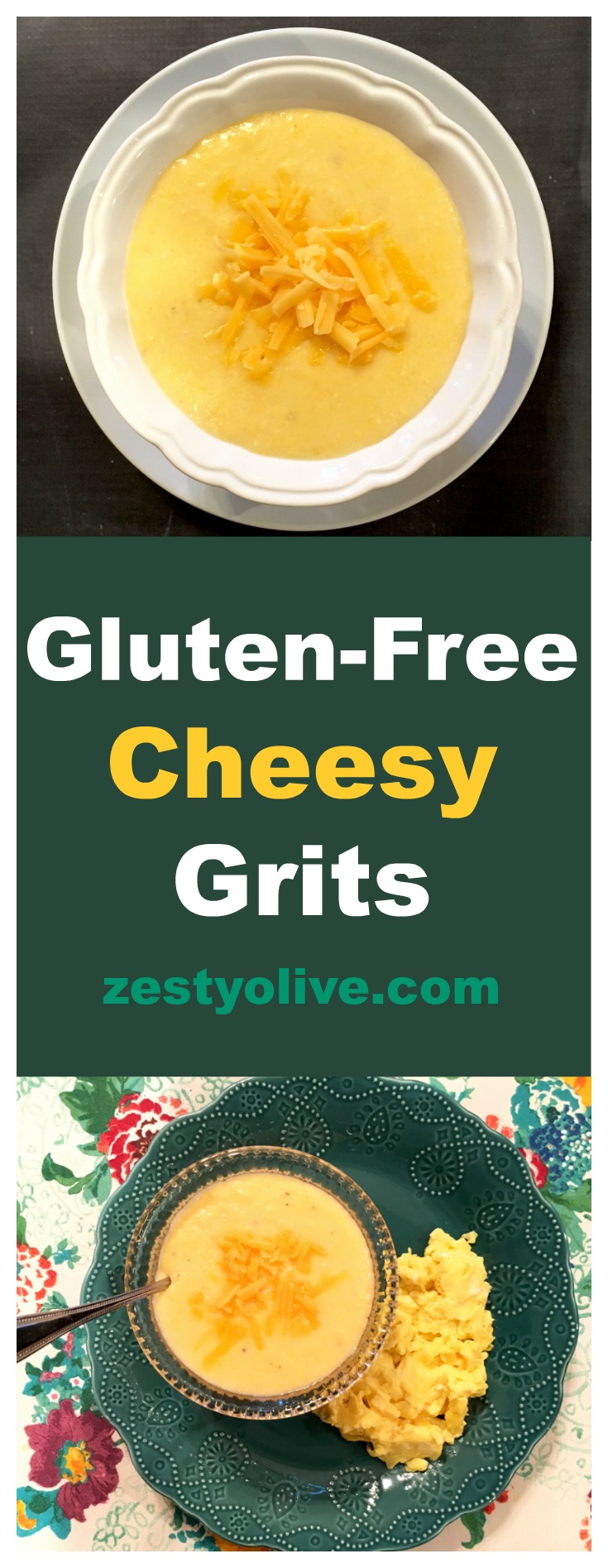 Calling all southerners, cheese lovers, and grits lovers: behold; here's the gluten-free cheesy grits recipe that you've been craving.