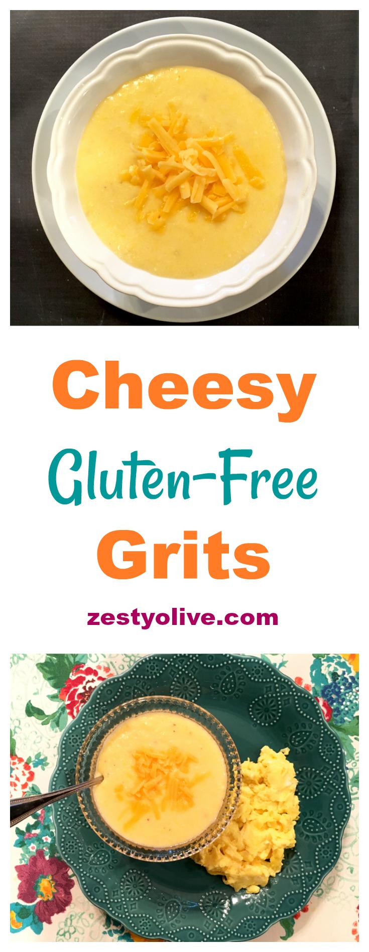 Calling all southerners, cheese lovers, and grits lovers: behold; here's the gluten-free cheesy grits recipe that you've been craving.