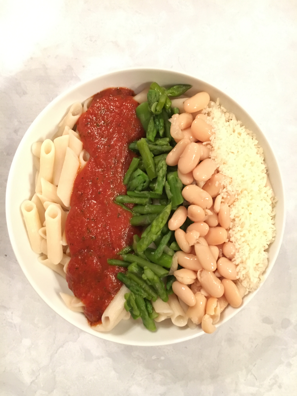 Pasta With Cannellini Beans And Asparagus