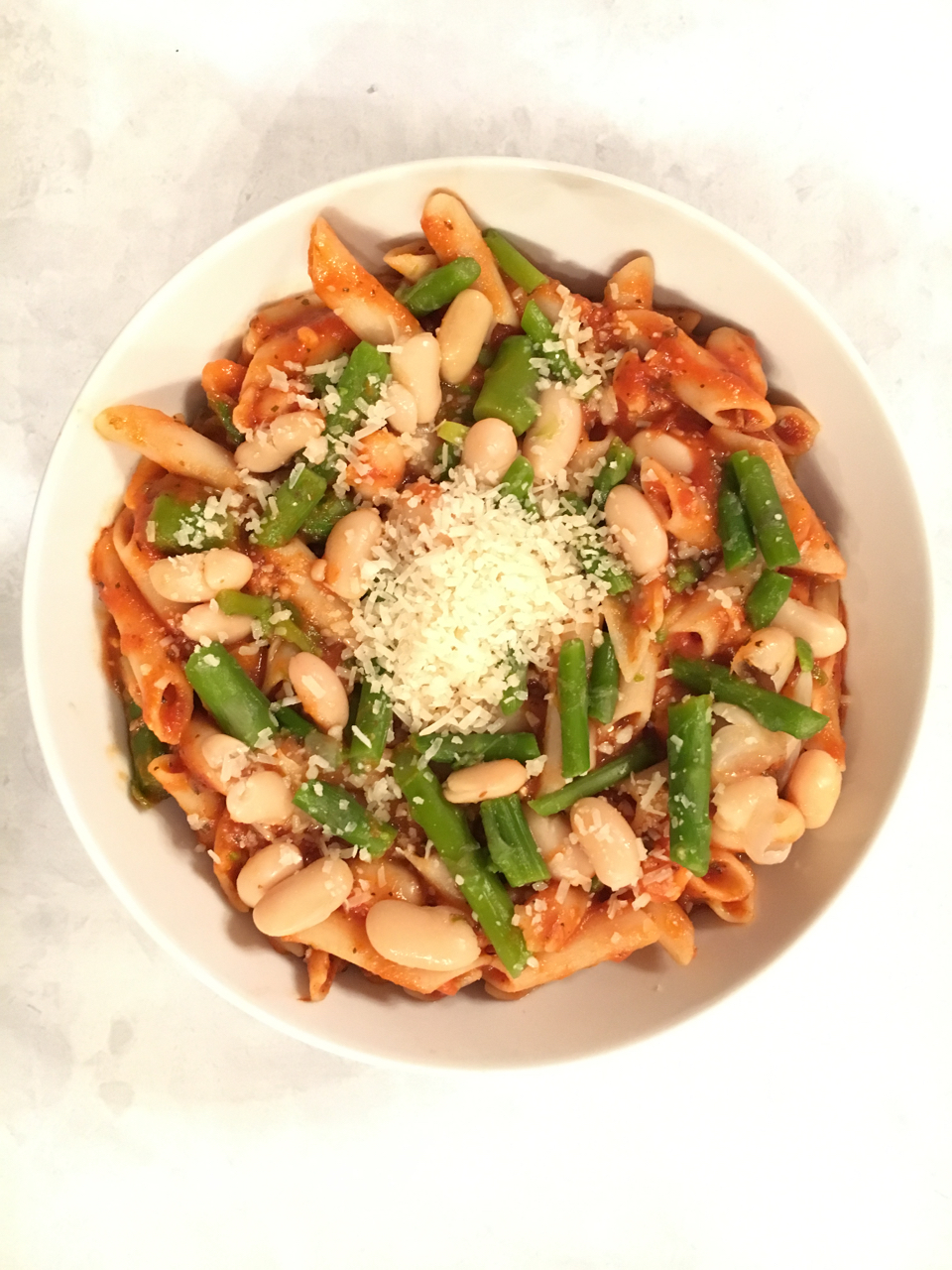 Pasta With Cannellini Beans And Asparagus