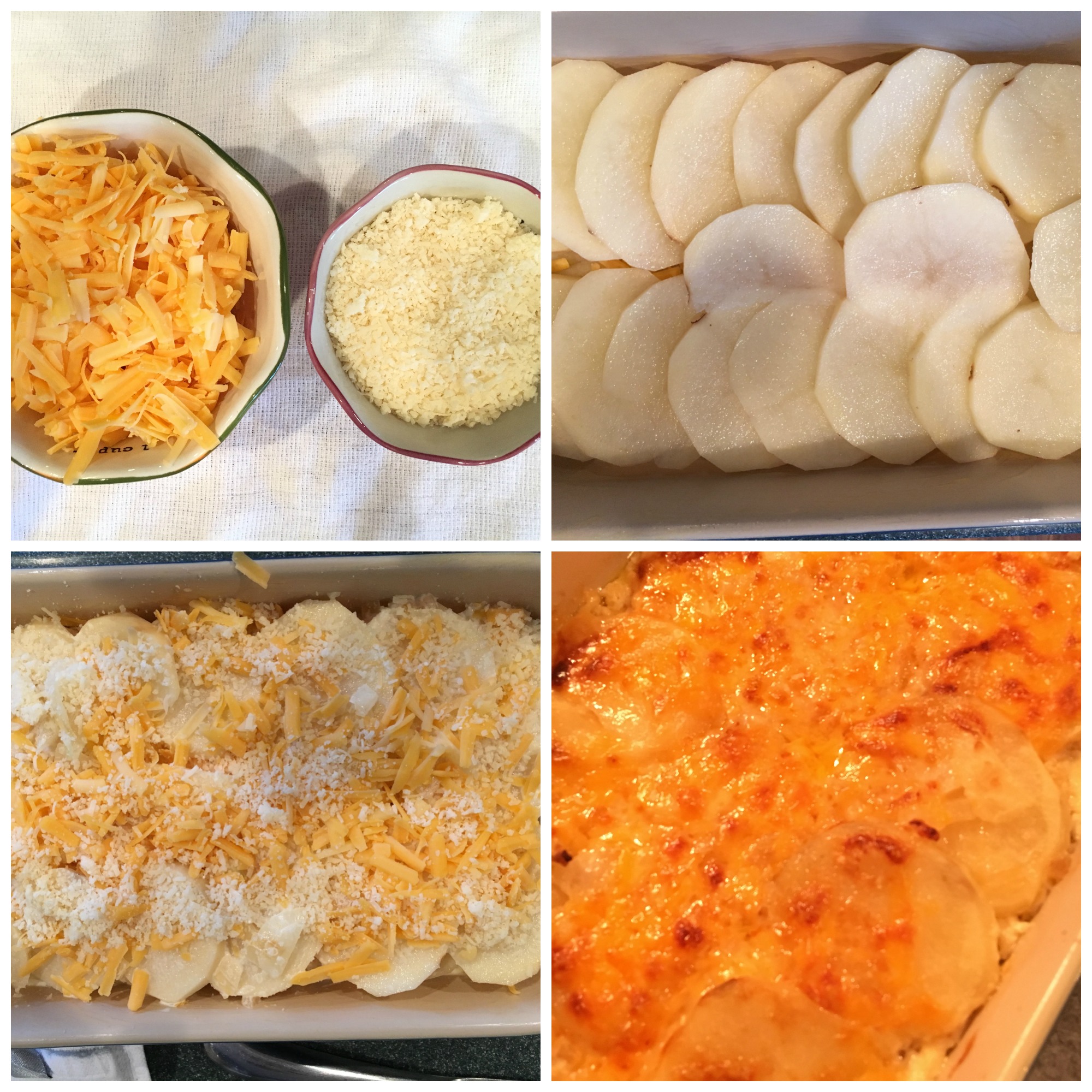 Baked Scalloped Potatoes With Cheese