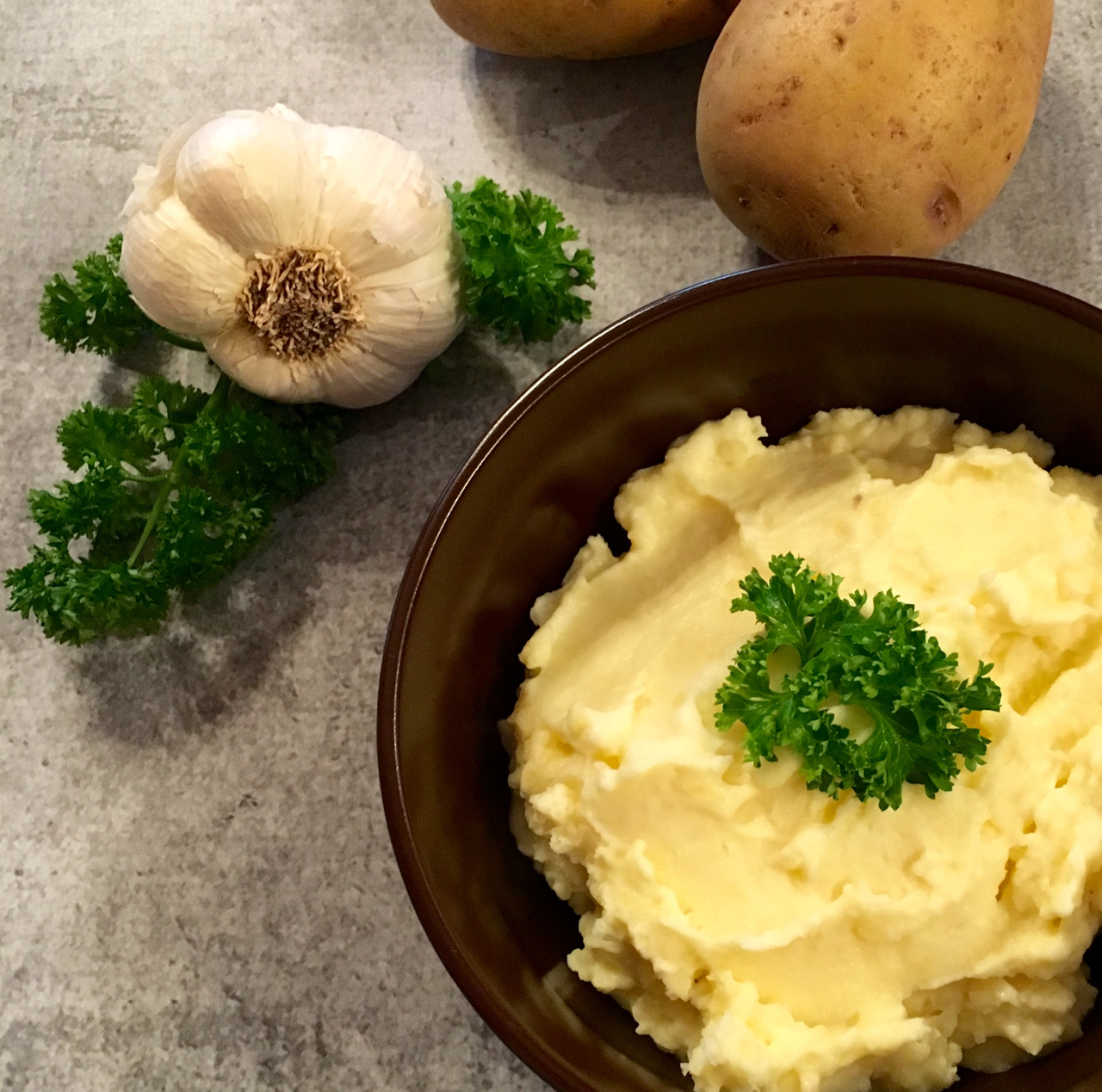 Roasted Garlic Mashed Potatoes