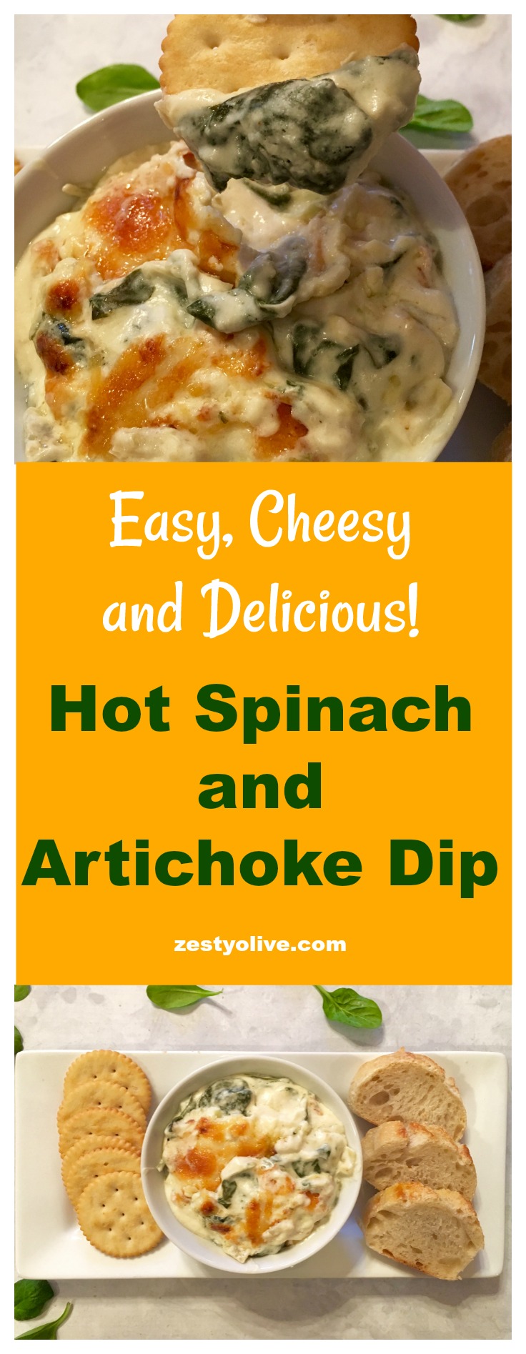 Hot Spinach and Artichoke Dip