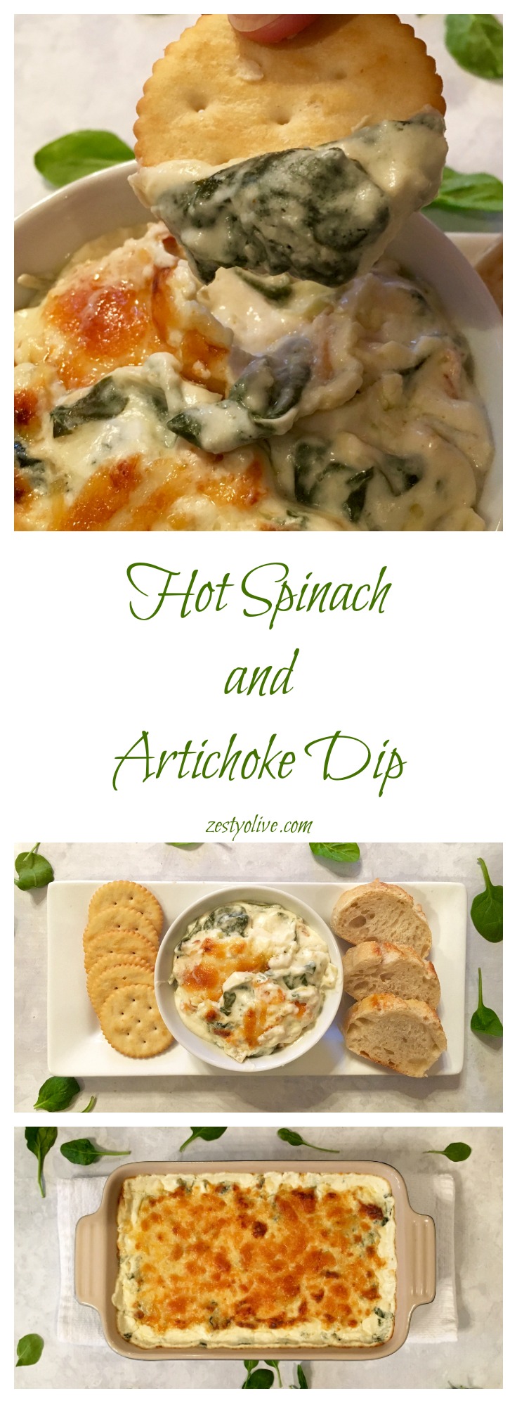Easy Hot Spinach And Artichoke Dip