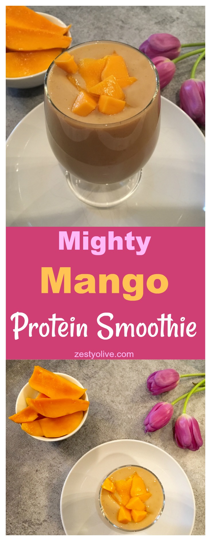 Mighty Mango Protein Smoothie