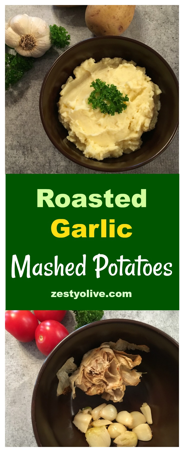 roasted garlic mashed potatoes