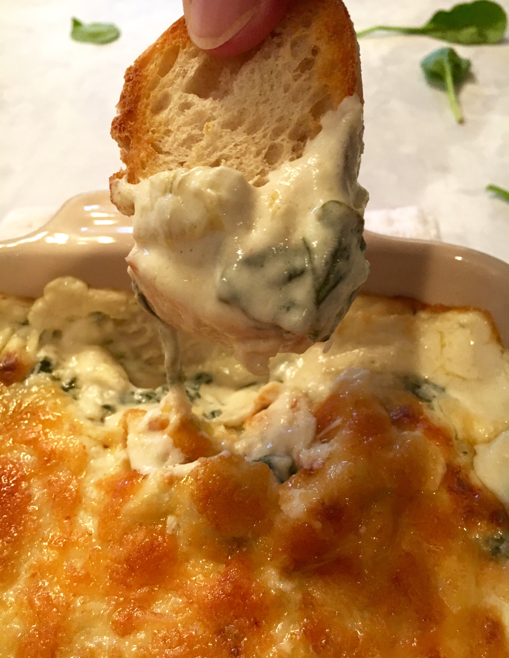 Hot Spinach And Artichoke Dip