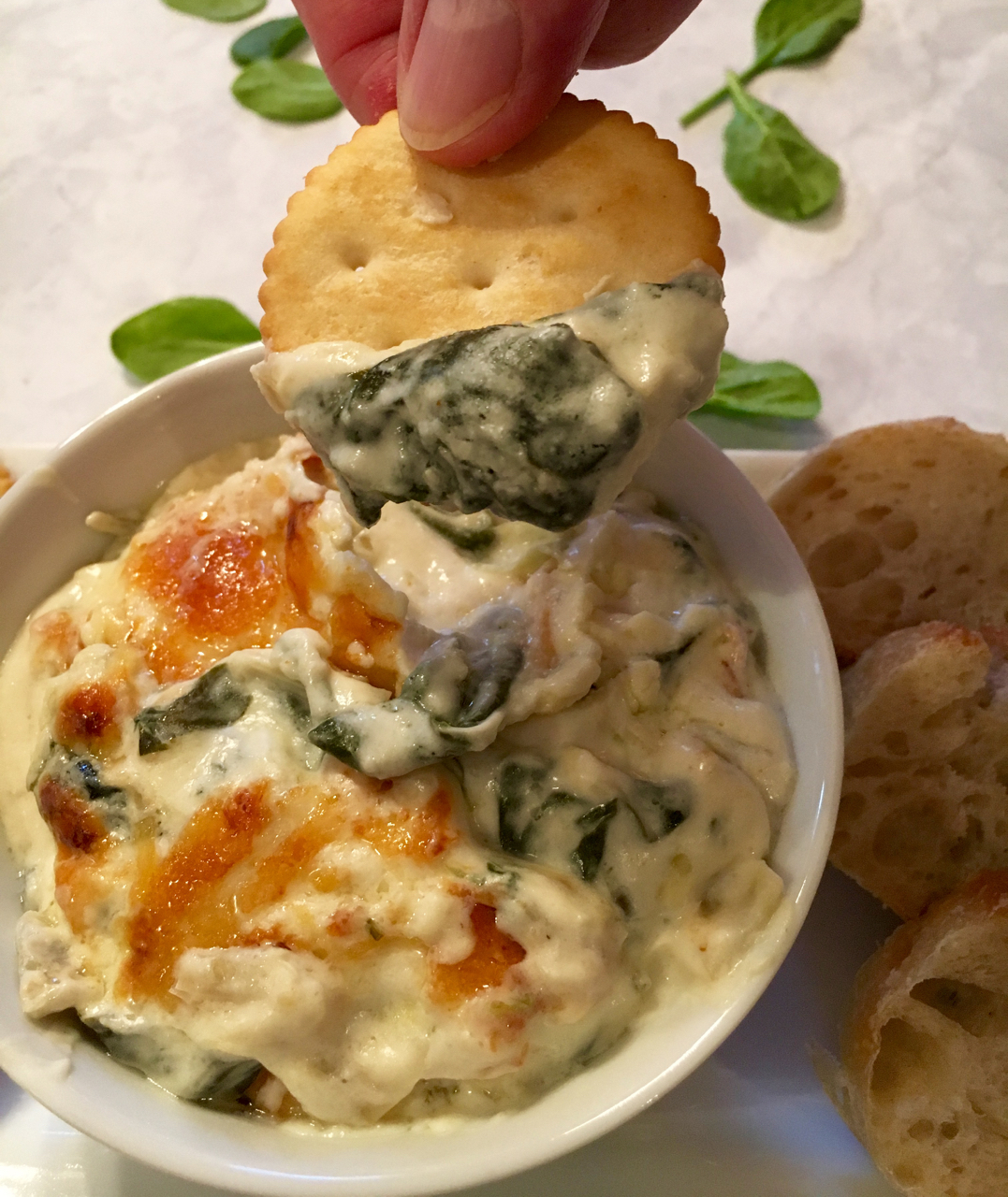 Hot Spinach And Artichoke Dip