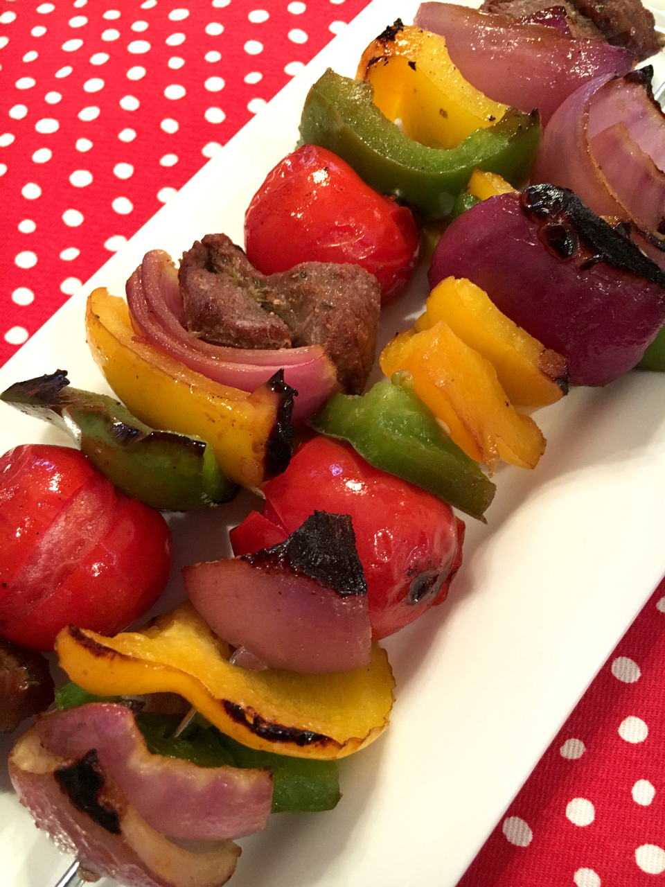 Marinated Beef Kabobs With Veggies * Zesty Olive - Simple, Tasty, and ...