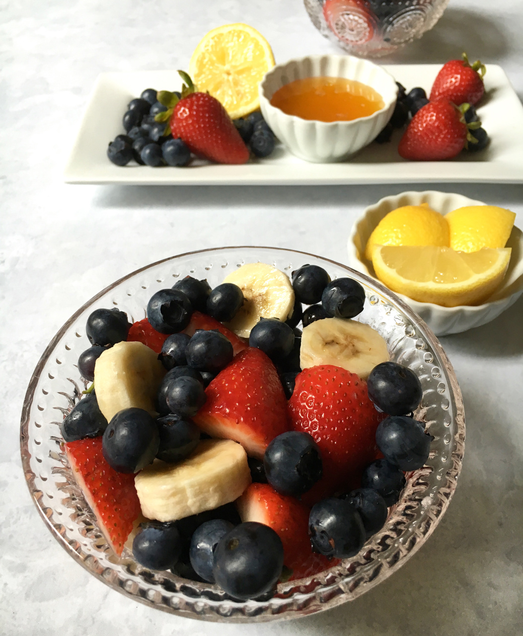 Red, White, and Blue Fruit Salad