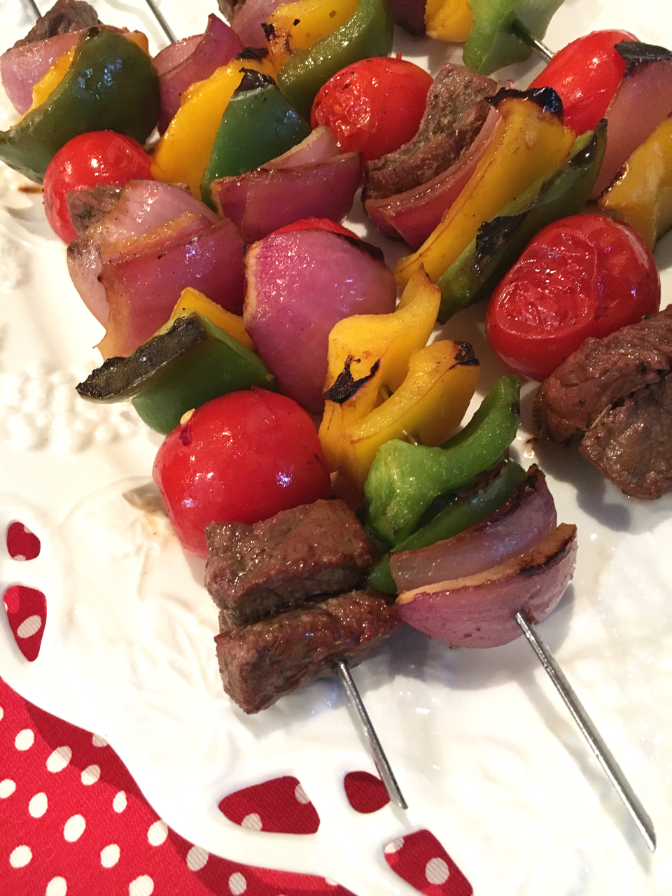 Marinated Beef Kabobs With Veggies * Zesty Olive - Simple, Tasty, and ...