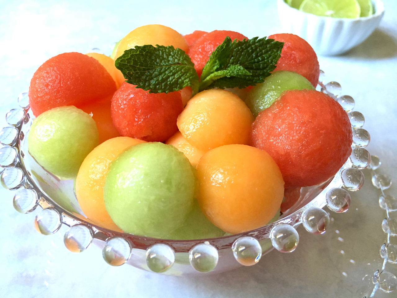 Melon Ball Salad * Zesty Olive Simple, Tasty, and Healthy Recipes