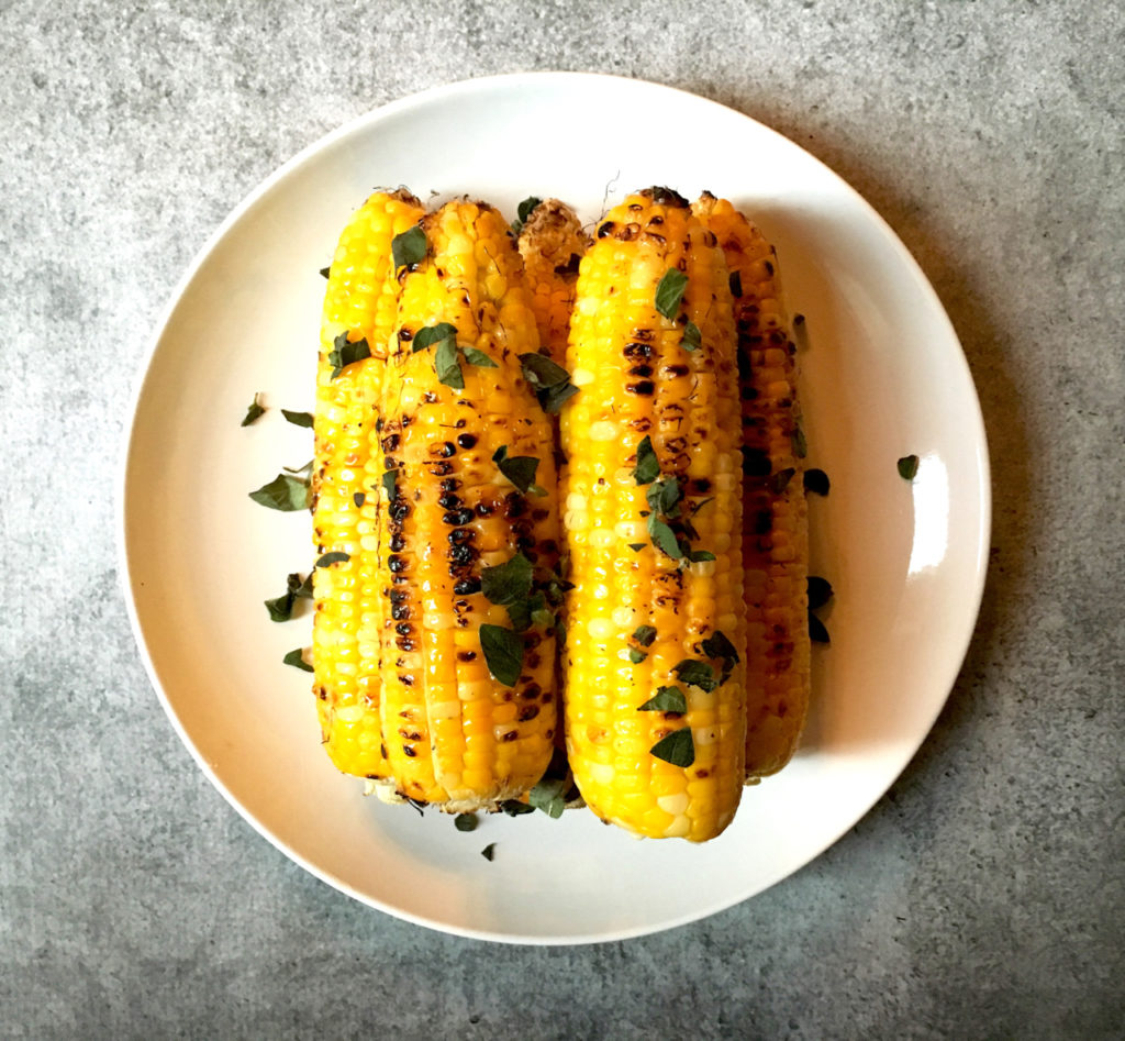 Grilled Corn On The Cob With Herb Butter Zesty Olive Simple Tasty 