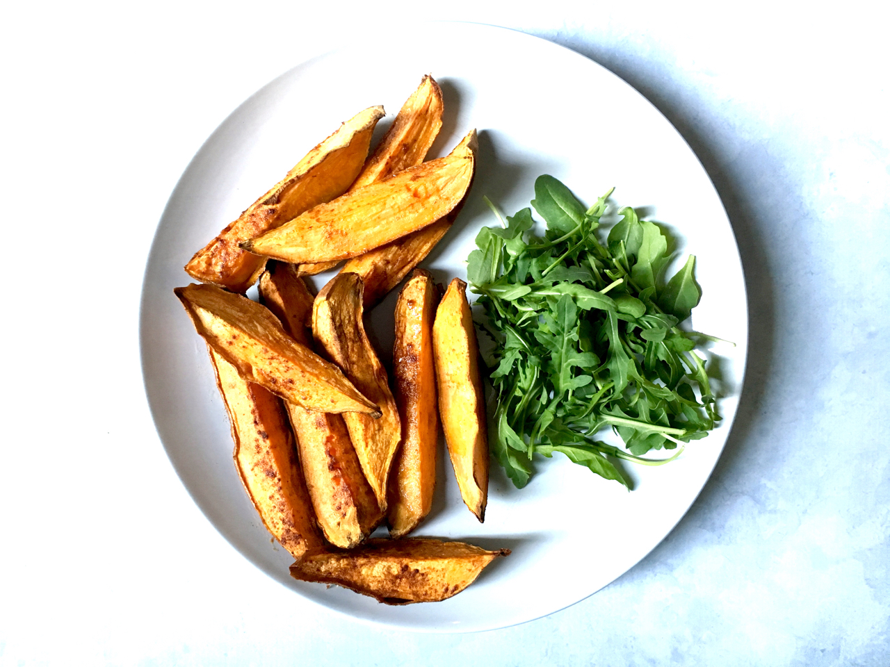 Roasted Sweet Potato Wedges