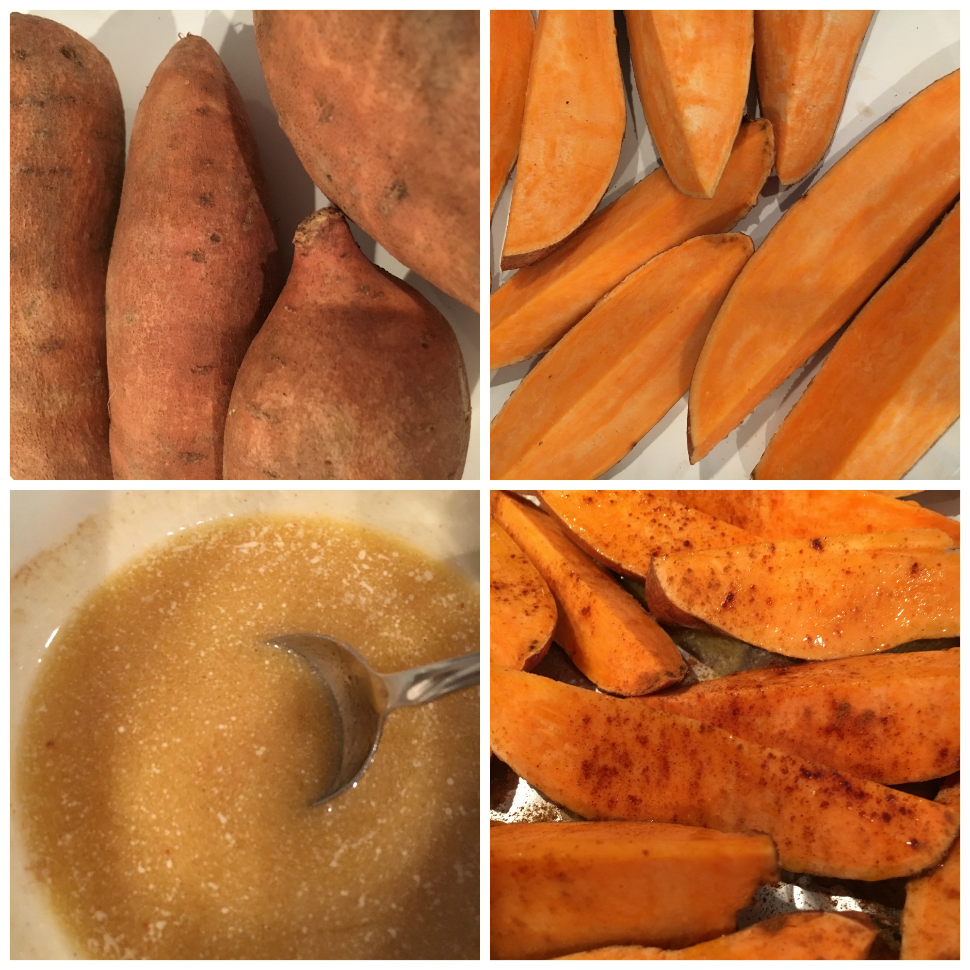 Roasted Sweet Potato Wedges