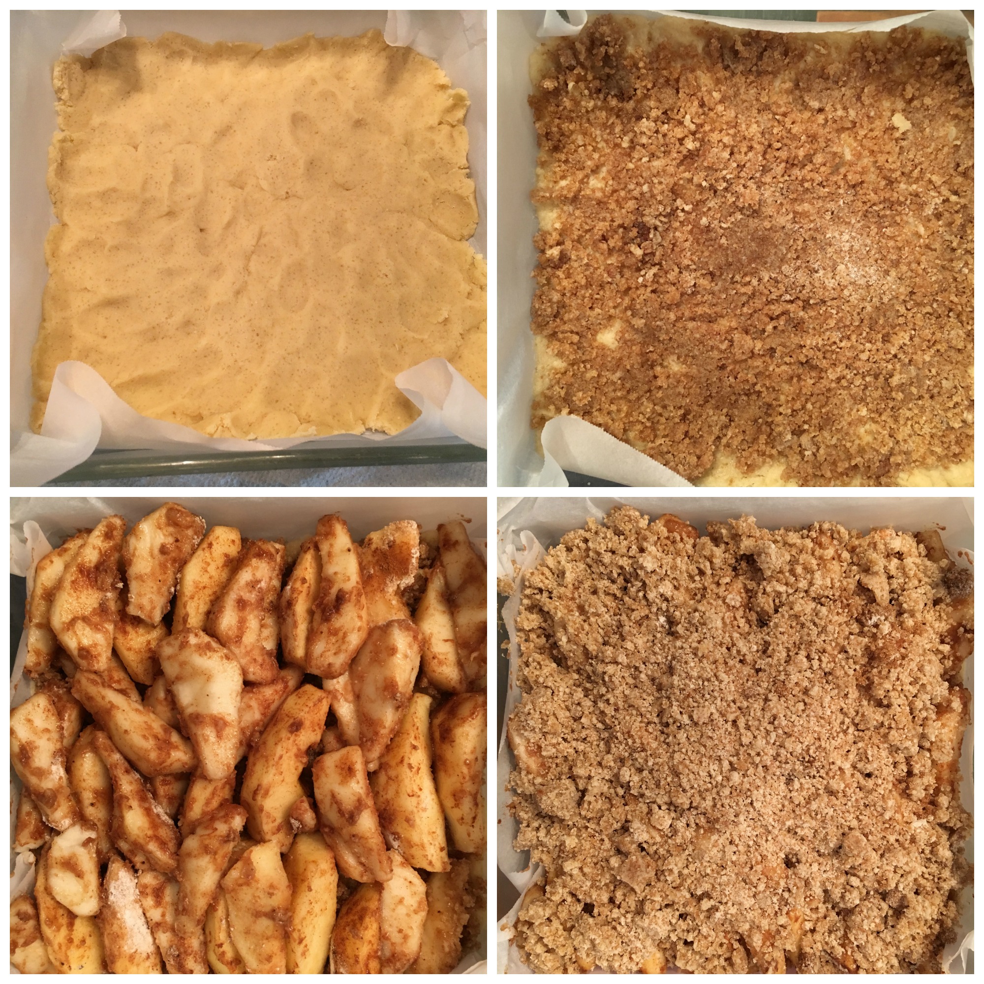 GF Apple Pie Bars Collage