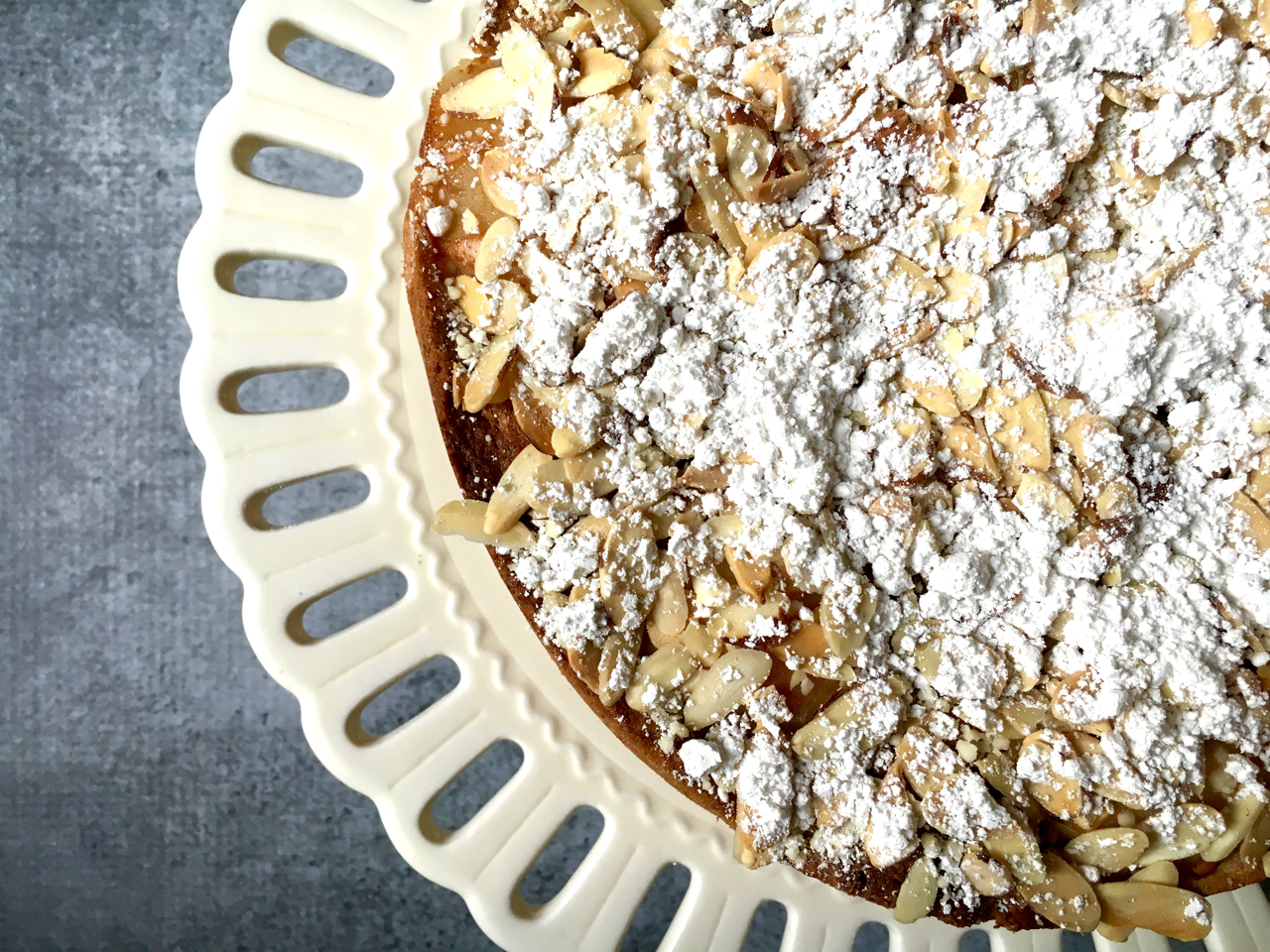 Italian Pear Almond Cake - Seasons and Suppers