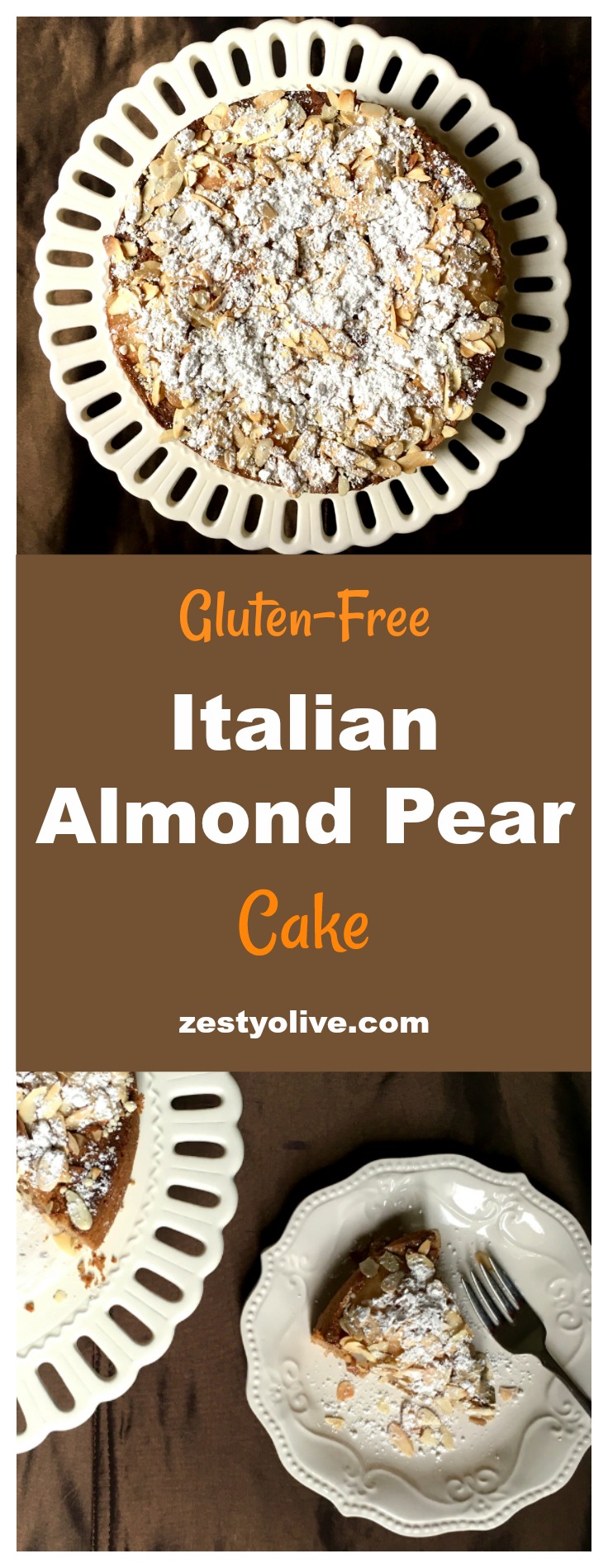 Gluten-Free Italian Pear Almond Cake