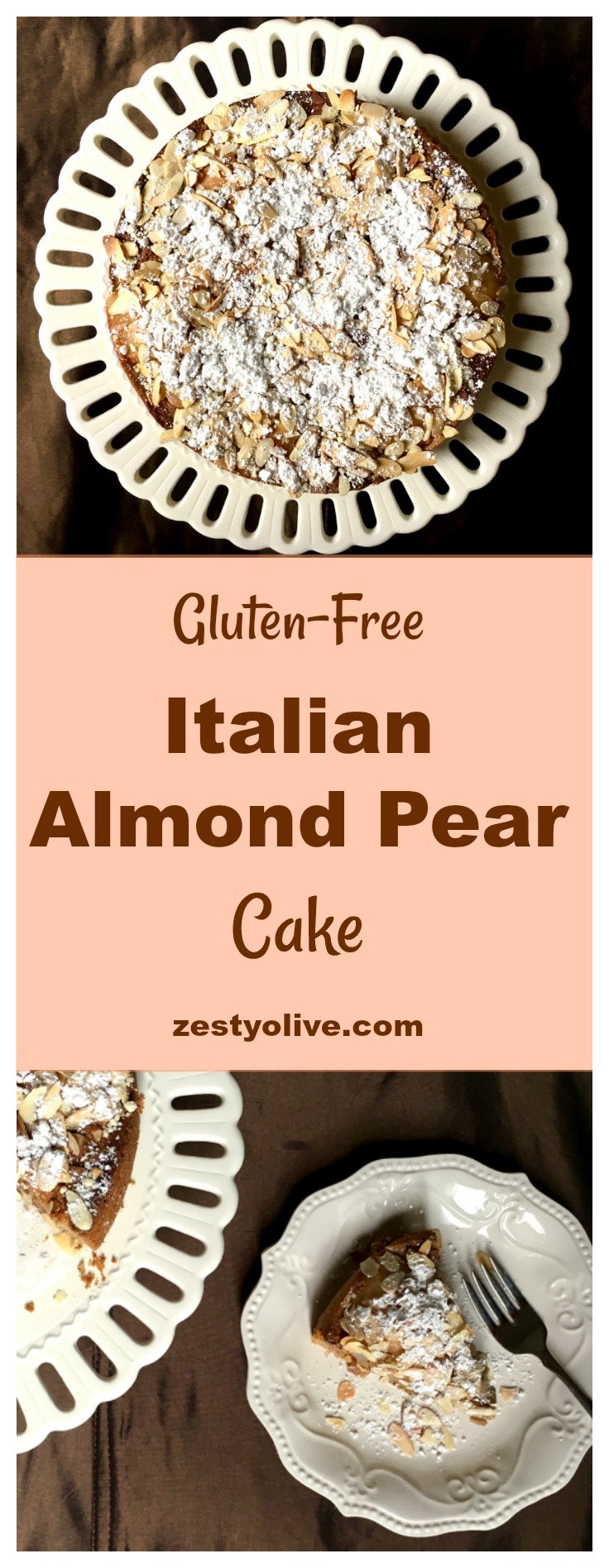 Gluten-Free Italian Pear Almond Cake