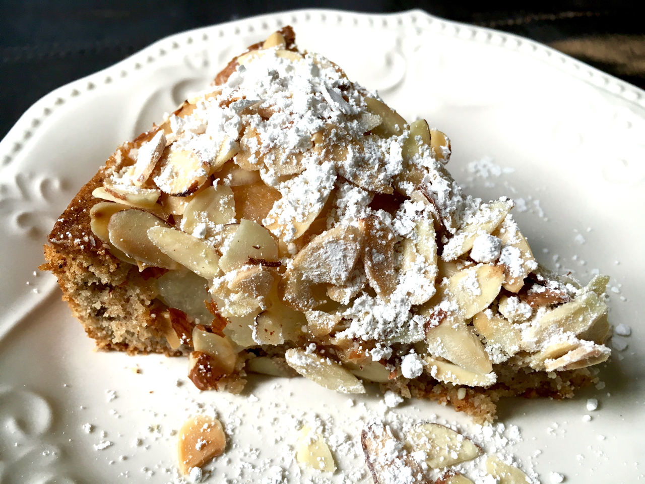 Italian Pear Almond Cake - Seasons and Suppers