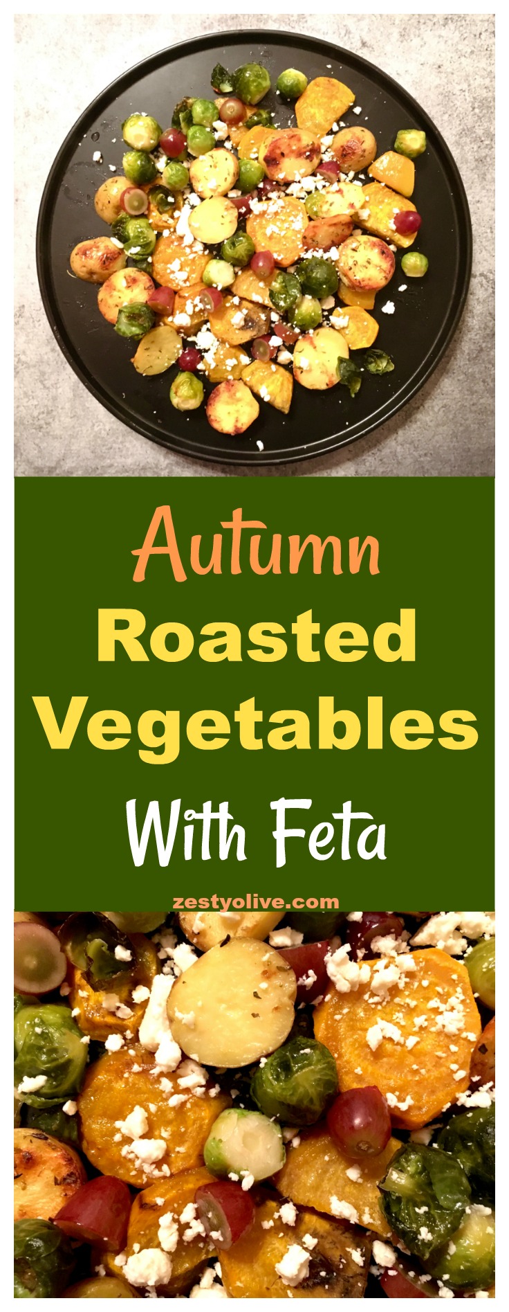 Autumn Roasted Vegetables with Feta