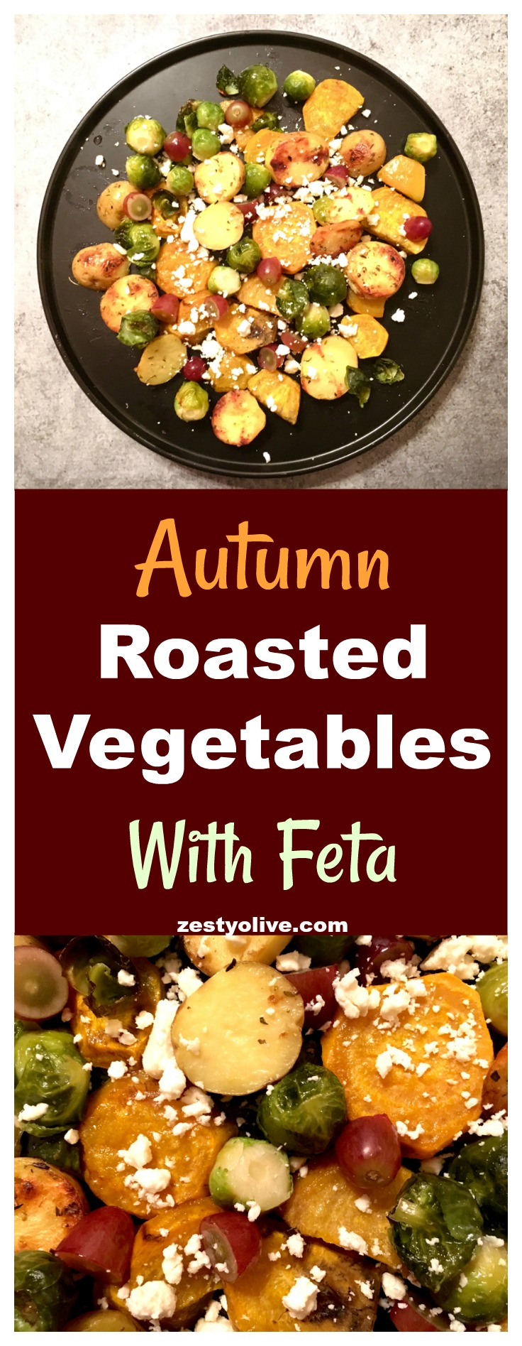 Autumn Roasted Vegetables with Feta