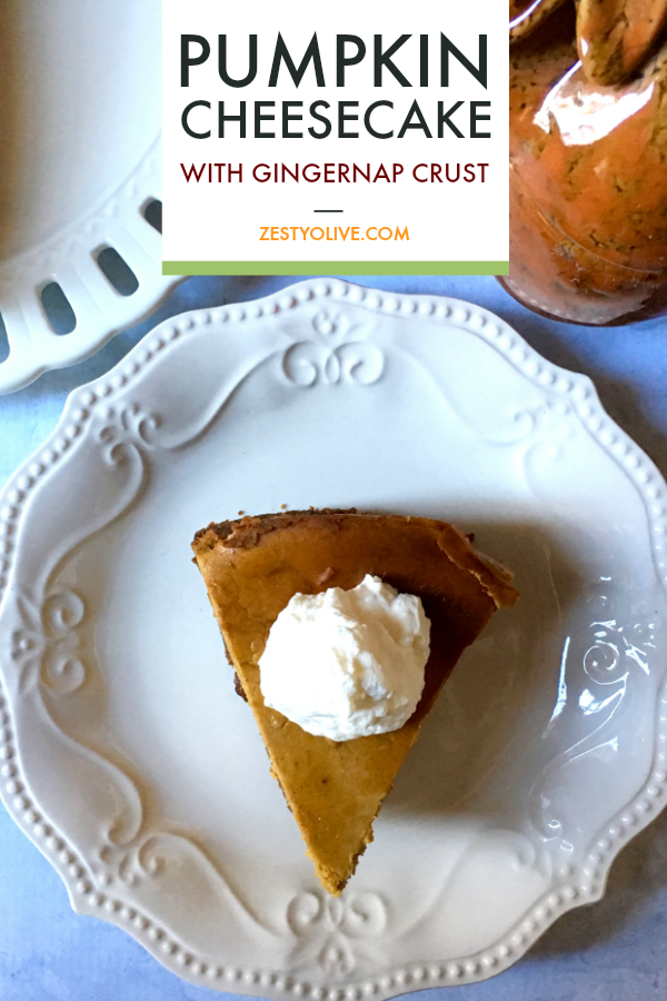 Cheesecake and pumpkin lovers rejoice! This simple Pumpkin Cheesecake With Gingersnap Crust will become your new favorite way to enjoy both.