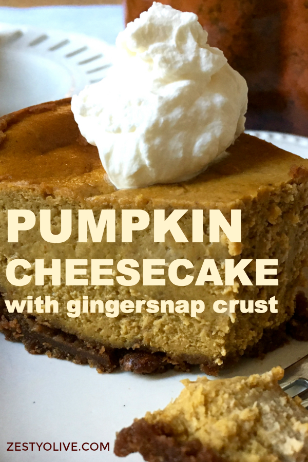 Cheesecake and pumpkin lovers rejoice! This simple Pumpkin Cheesecake With Gingersnap Crust will become your new favorite way to enjoy both.