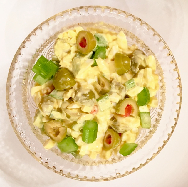 Egg Salad with Olives and Celery