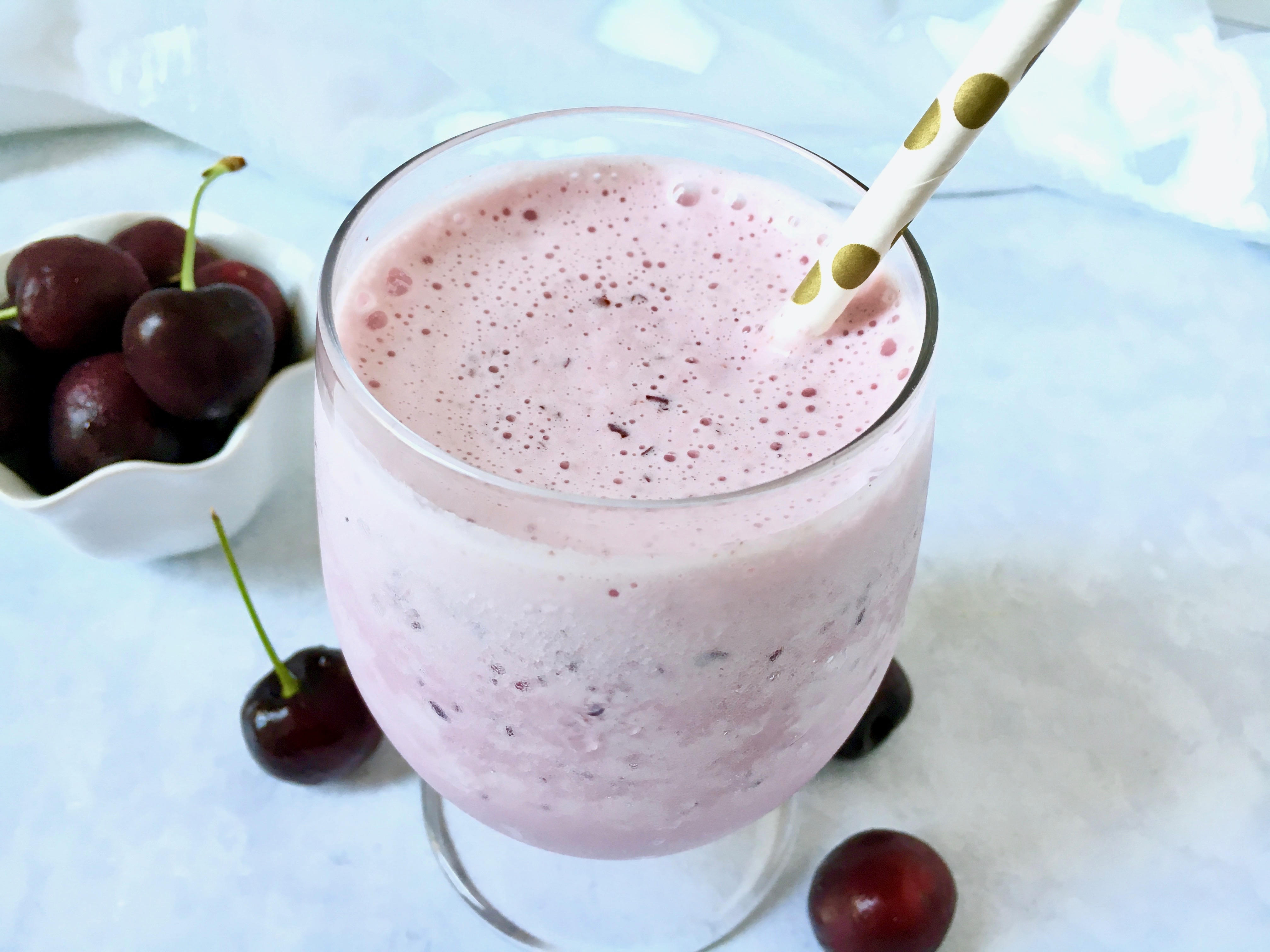 Cherry Vanilla Protein Smoothie