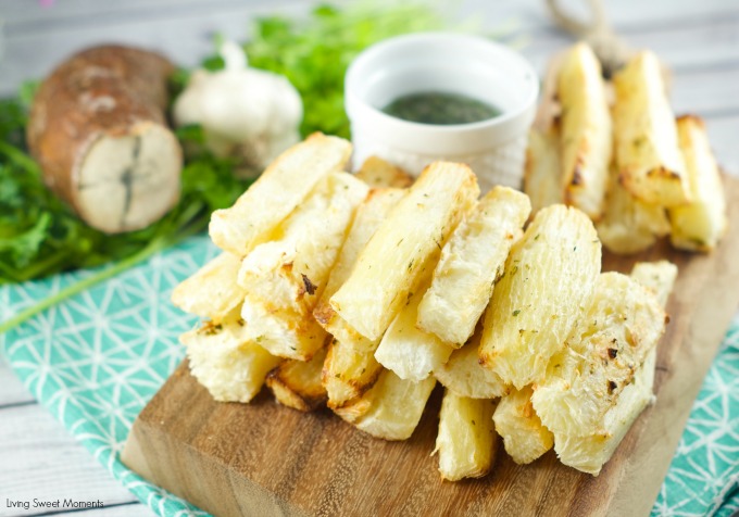 Grilled Yuca with Garlic Mojo Sauce