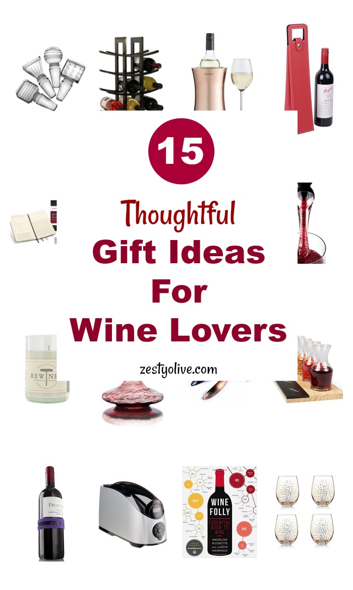 15 Thoughtful Gift Ideas For Wine Lovers * Zesty Olive - Simple