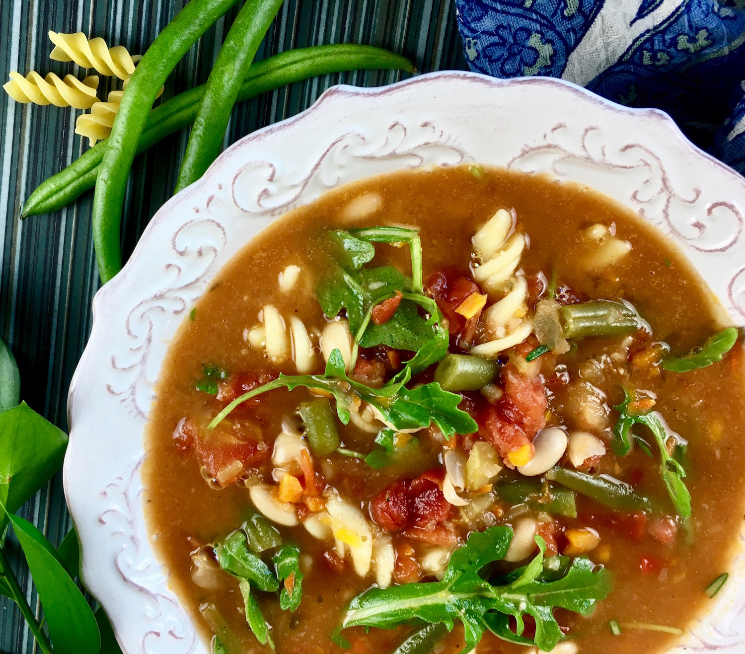 Minestrone Soup With Gluten Free Pasta