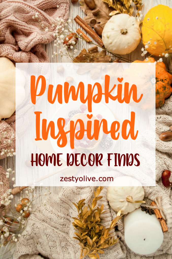 Pumpkin Inspired Home Decor Finds 