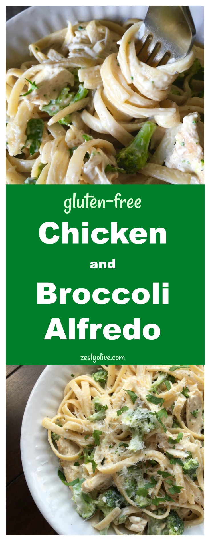 Gluten-Free Chicken Broccoli Alfredo