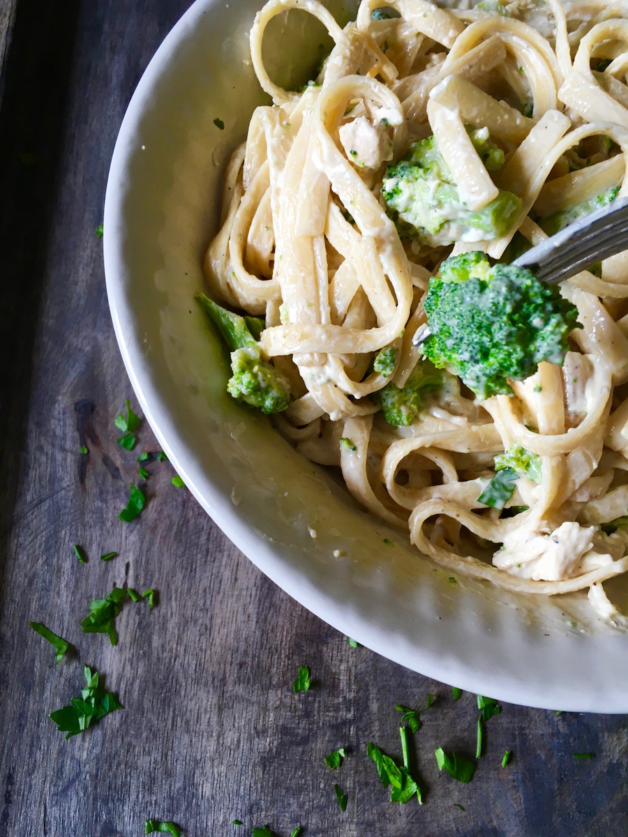 Chicken and Broccoli Alfredo 