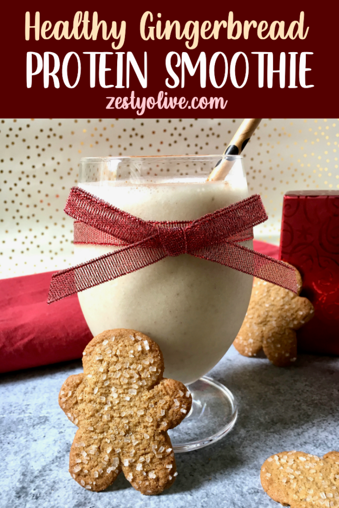 Healthy Gingerbread Protein Smoothie