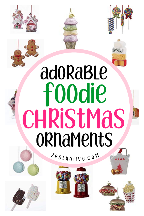 Are you a foodie? Do you love Christmas? Then check out these adorable foodie Christmas ornaments! Consider decorating your tree with these food themed ornaments.These miniature food replicas also make great stocking stuffer or secret Santa gifts!