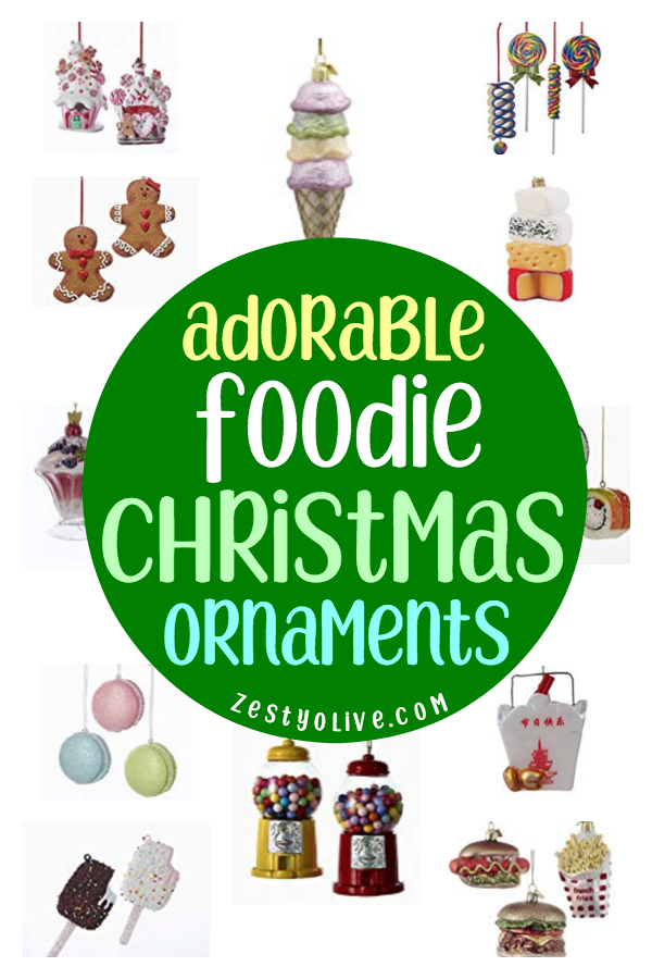 Are you a foodie? Do you love Christmas? Then check out these adorable foodie Christmas ornaments! Consider decorating your tree with these food themed ornaments.These miniature food replicas also make great stocking stuffer or secret Santa gifts!