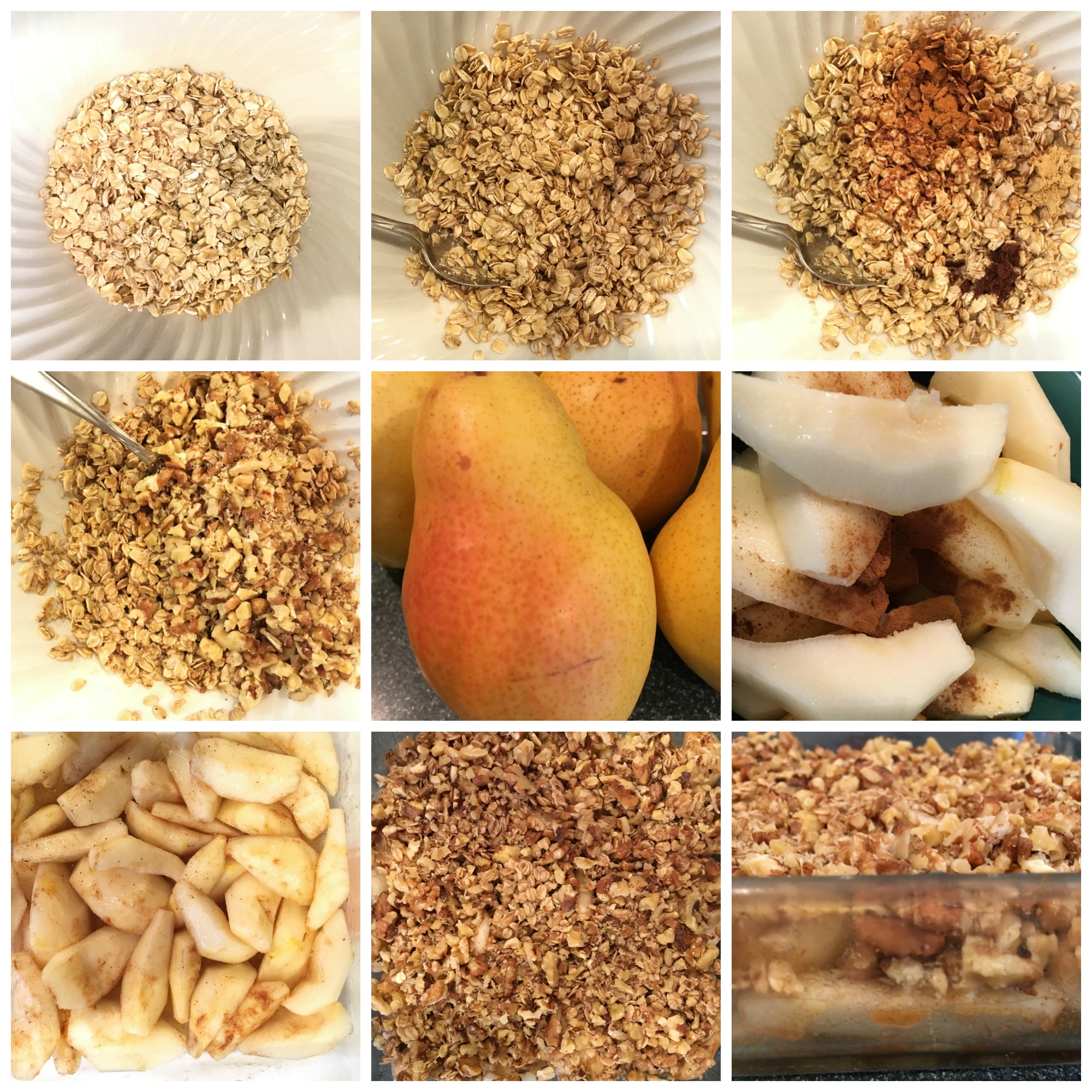 Pear Crisp Collage